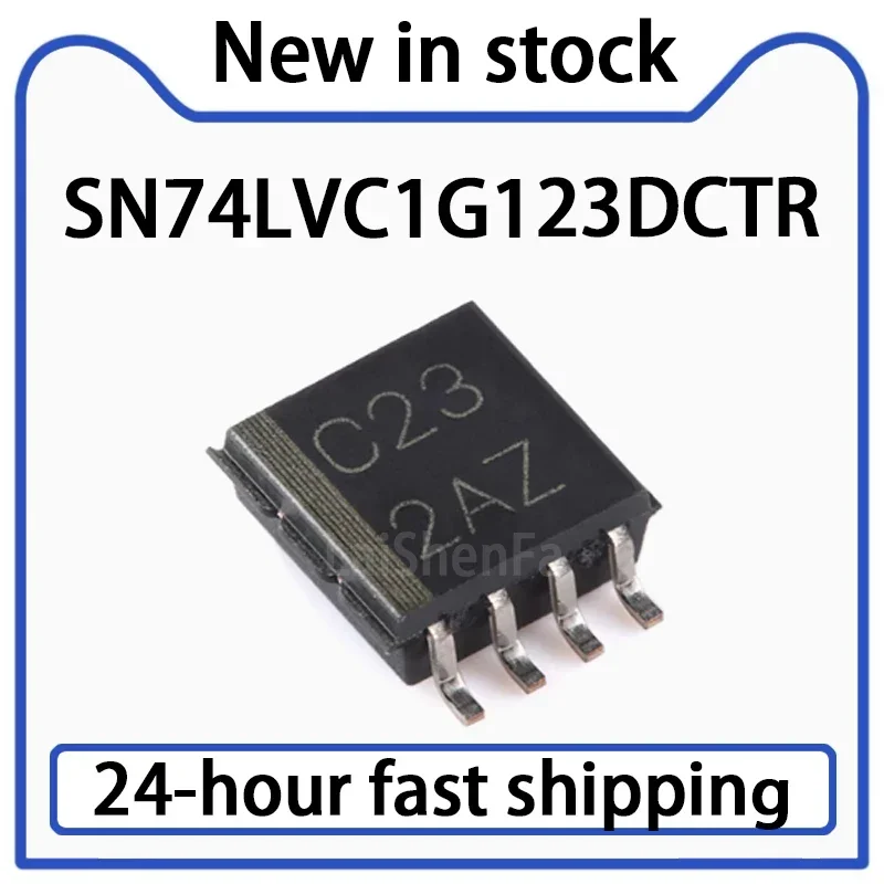 10PCS SN74LVC1G123DCTR MSOP-8 Single Steady State Multi Harmonic Oscillator Chip in Stock