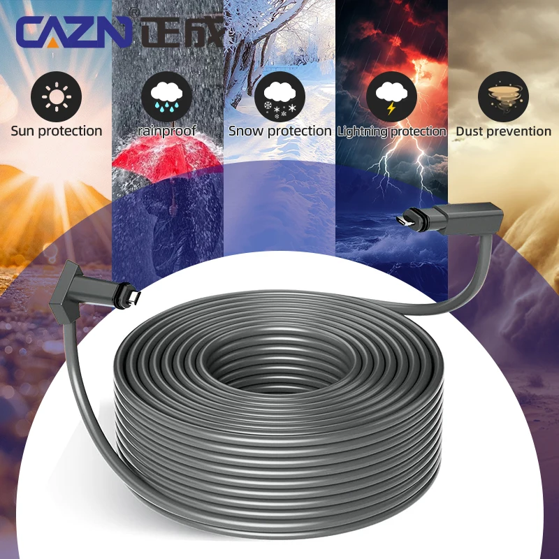 

Suitable for Starlink Rectangular Satellite Wire Replacement 30ft V2 Cable Replacement Easy Installation for Automation Systems