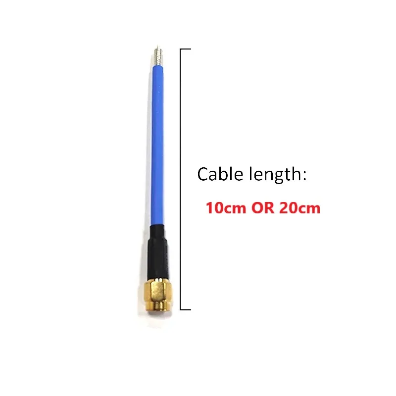 GWS Drone coaxial 10CM 20CM RF cable RG402 SMA Male plug to Open End with Sn tip for pcb soldering  for airplane Extension Cable