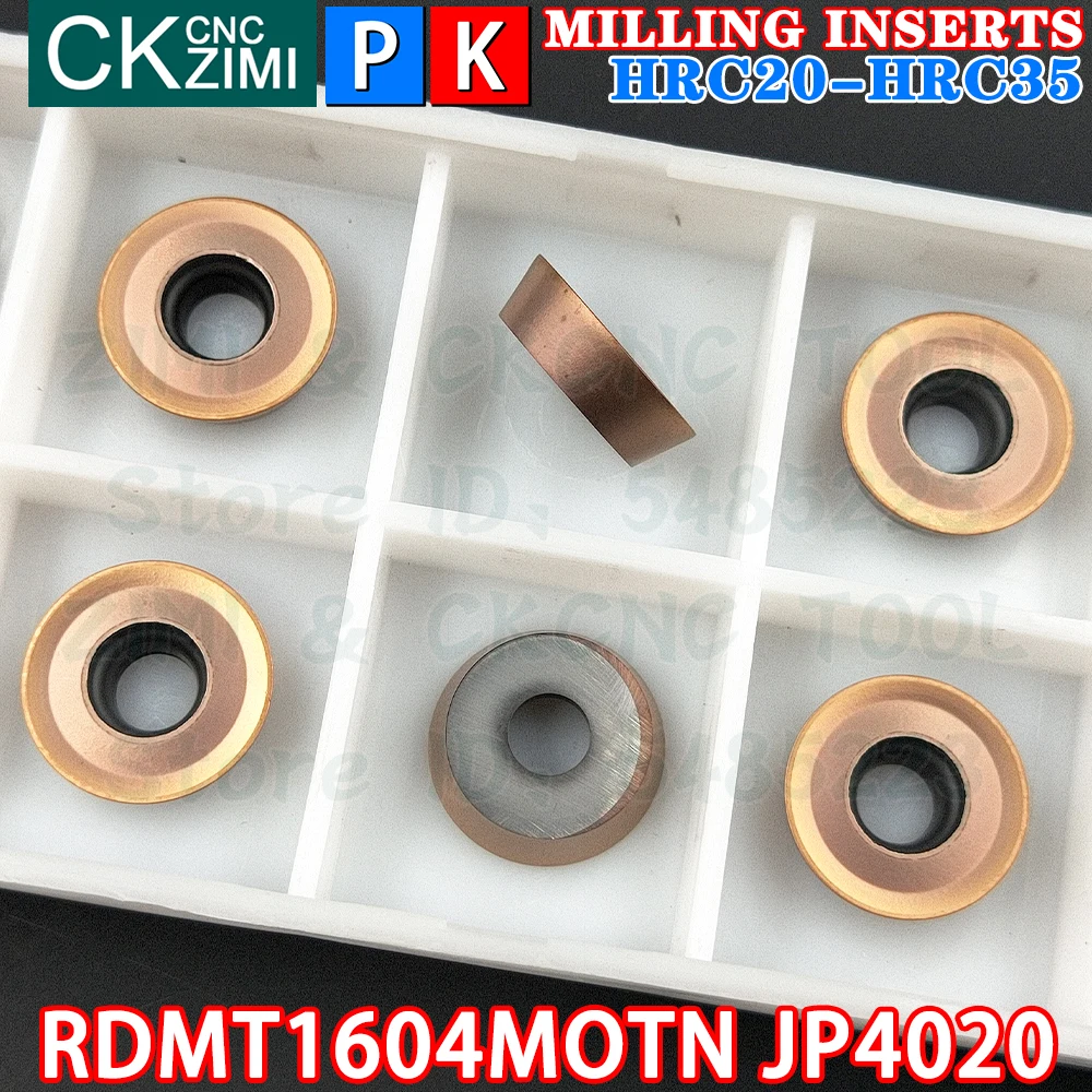 RDMT1604MOTN JP4020 RDMT 1604 MOTN JP4020 คาร์ไบด์เครื่องกัด Indexable มิลลิ่ง CNC เครื่องมือสำหรับสแตนเลส