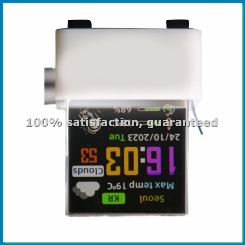 Multifunctional with GIF Animations Album GIFTV Smart Weather Station Holographic Crystal Cube Photo Display Clock-A51M