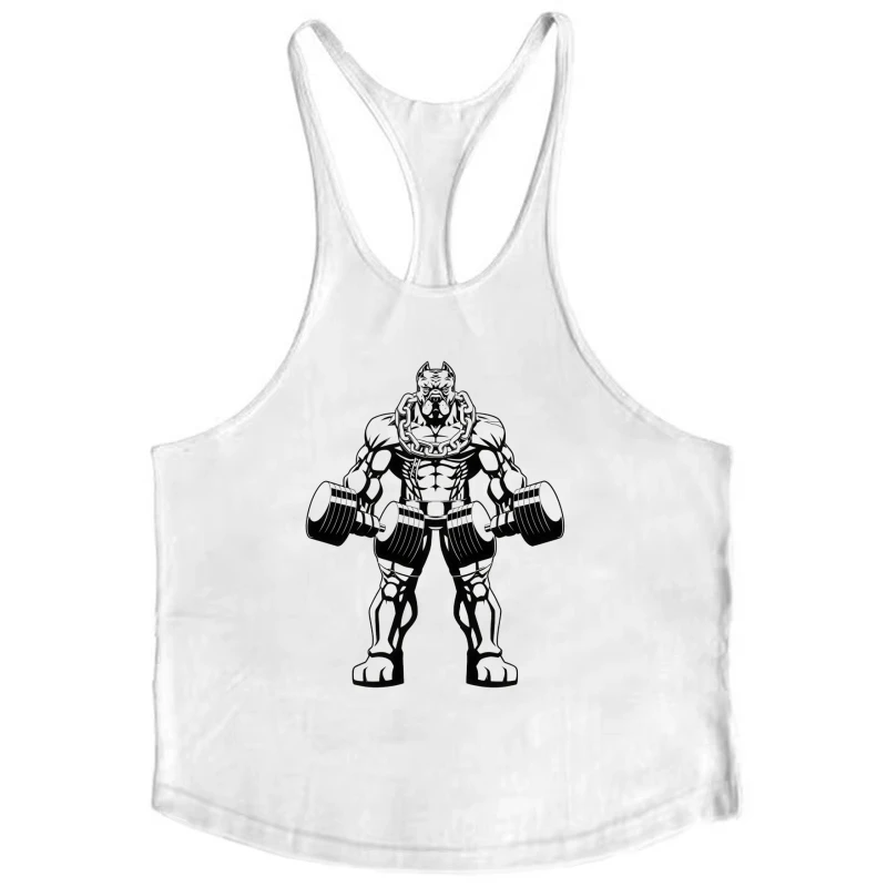 

Мужская майка для фитнеса и тренировок, удобная посадка, удобные хлопковые майки без рукавов с Y-образной спинкой для бодибилдинга, тренажерного зала