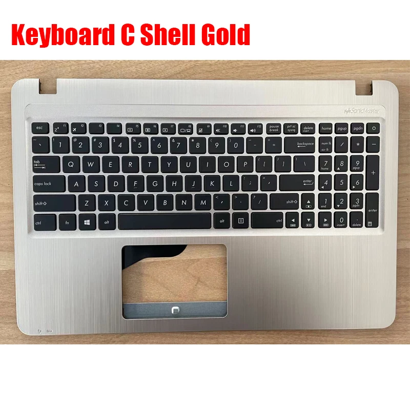Novo para x540u x540l a540u r540u f540u fl5700vm520u portátil c escudo teclado beautel caso superior sem touch pad palmrest caso