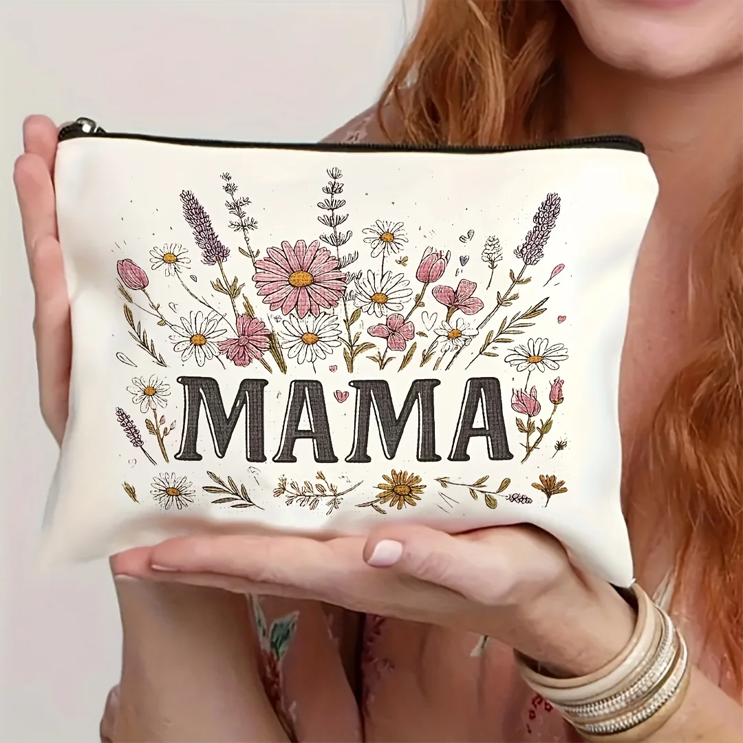 

Mom Makeup Bag - Perfect for Home and Outdoor Use - Multifunctional Travel Makeup Bag - Fun and Fashionable Toiletry Storage Bag