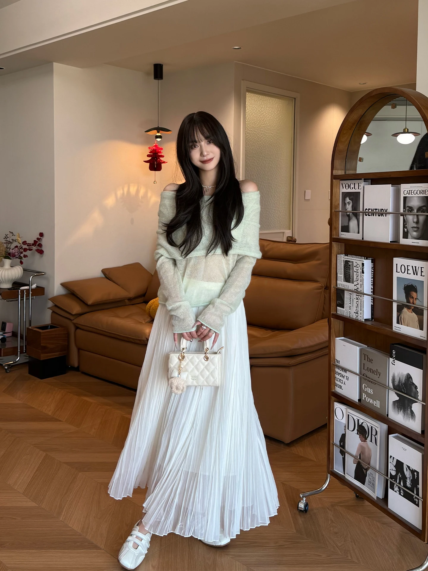 

Новая коллекция Весна-Лето: Женская юбка миди А-силуэта с драпировкой, универсальная, с завышенной талией, из полиэстера, повседневная, для стройности