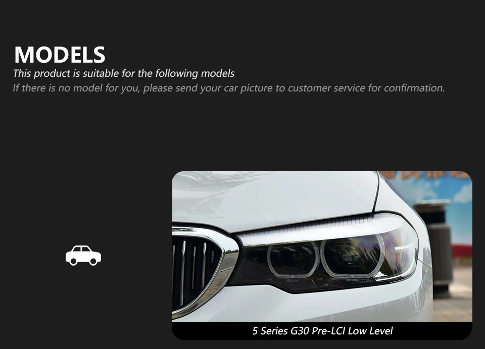 AKD LED Car Lights for BMW 5 Series G30 2017-2020 G31 525i 530i 535i G38 Headlight Projector Lens Head Lamp DRL Signal Auto Accessories