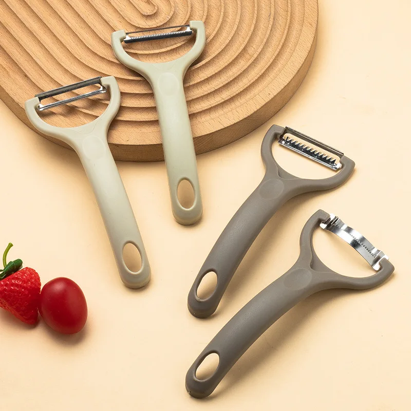 (Buy one get one free) Stainless steel peeler, kitchen vegetable peeler, household peeler, potato peeler and corn peeler.