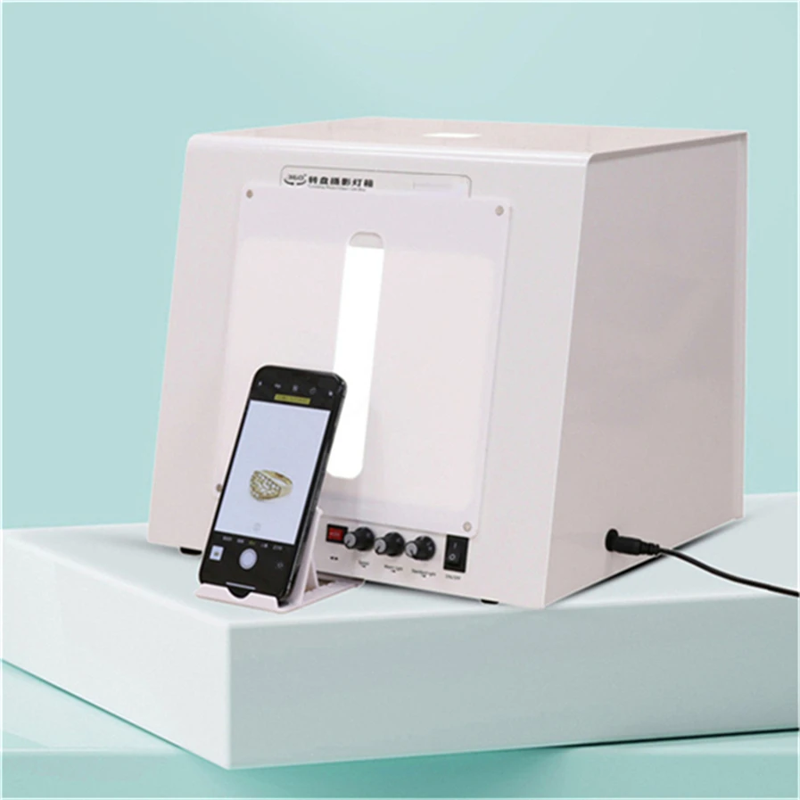 portable photo studio light box with turntable inside TB30 photography digital turntable lights boxes