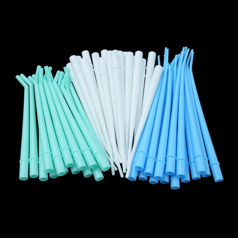 25Pcs Disposable Dental Suction Tips High Flow Saliva Ejector for Dental Clinic/Surgery Professional Dental Supplies Tools