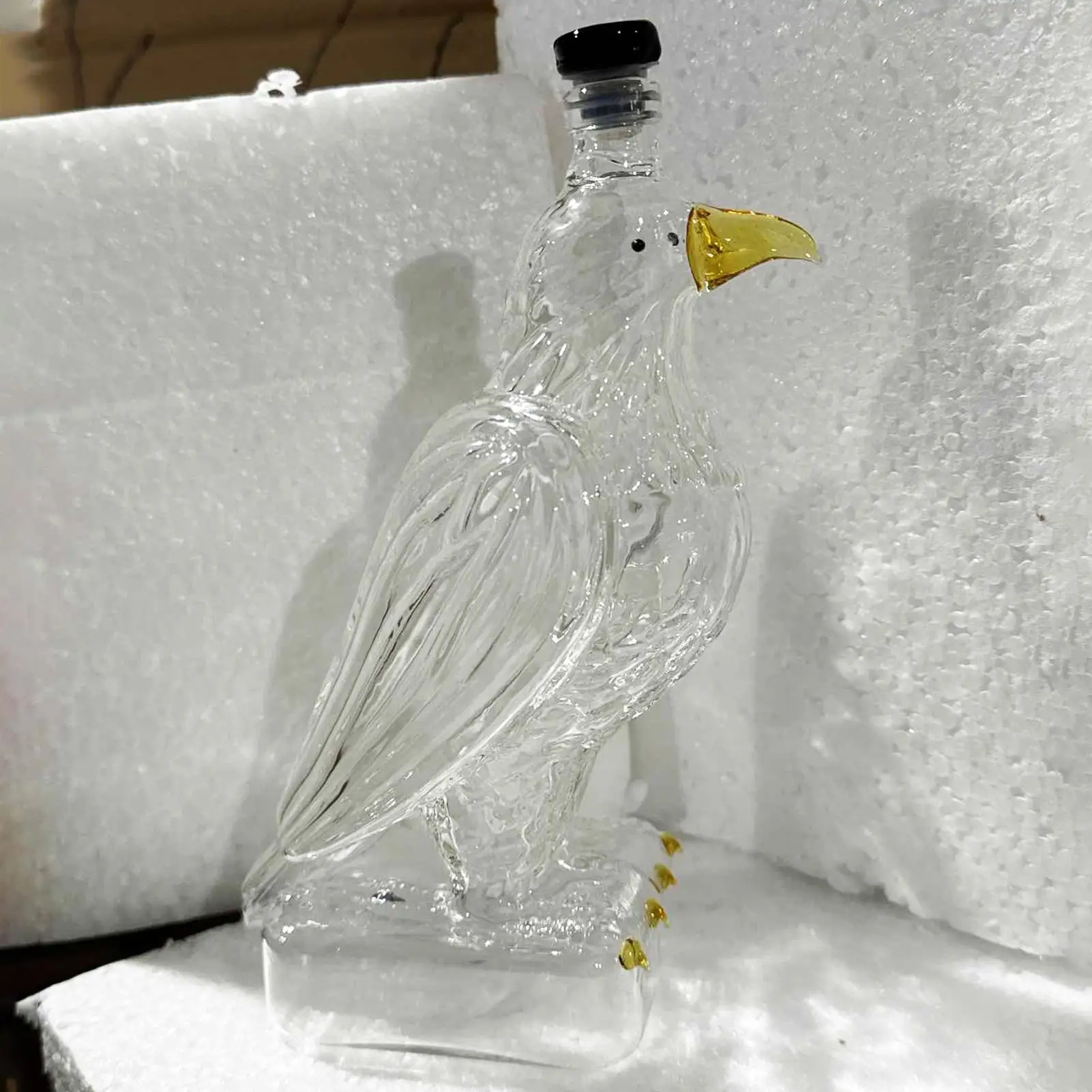 

new Eagle Liquor Decanter Dad Husband Glass Whiskey Decanter Bottle Exquisite Eagle Liquor Bottle Fun Home Decoration