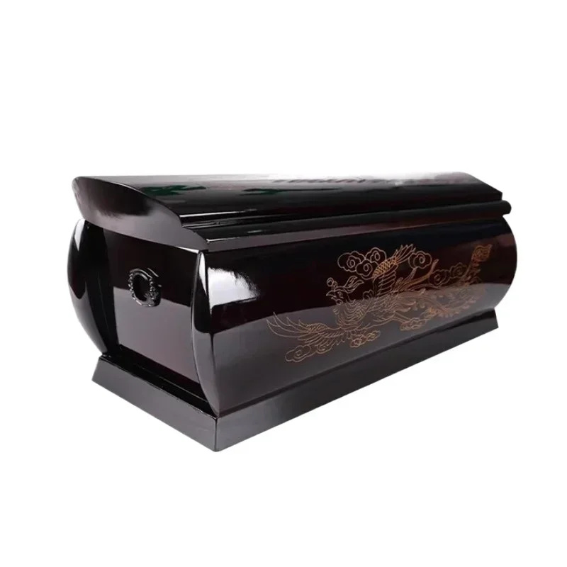 Solid fir, ebony, graves and bones, men's and women's life materials, pet urns, small coffins, 39 cm cedar patterns,