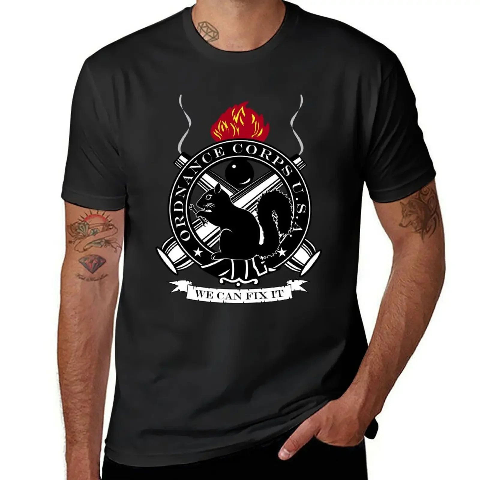 Secret Squirrel Ordnance Corps T-Shirt designer shirts animal prinfor boys shirts graphic tee t shirts for men graphic