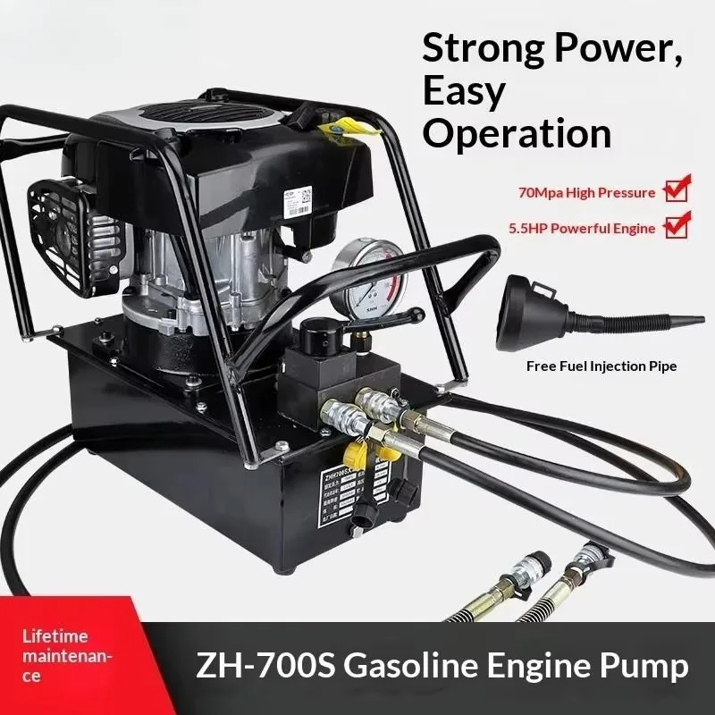 Portable Electric Hydraulic Press Pump Pure Copper Lithium Motor Single Circuit Foot Switch For Hydraulic Crimping Machine