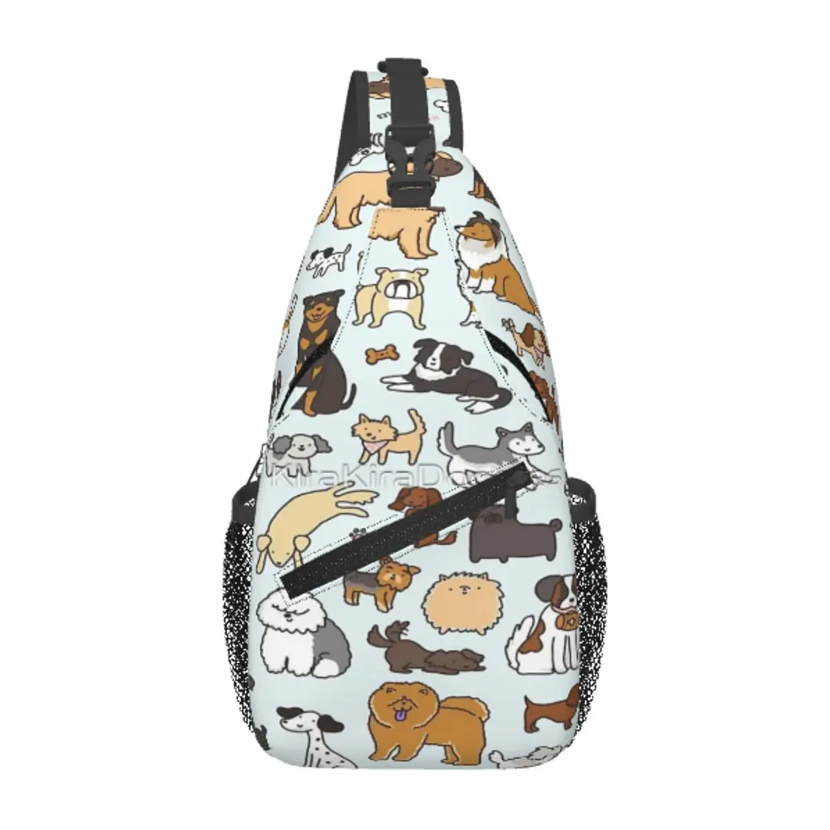 

Doggy Doodle Chest Bag Personalized Large capacity For Office Nice gift Customizable