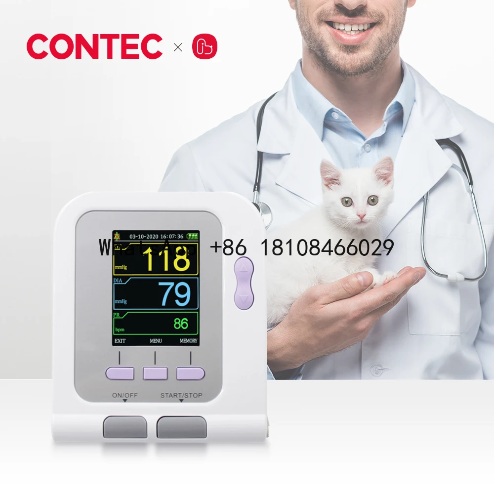 

CONTEC 08A-VET Veterinary Sphygmomanometer blood pressure diagnostic kit for livestock and pets