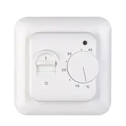 16A 220V Mechanical Knob Thermostat Manual Floor Heating Cable Thermostat Infrared Heater With External NTC Sensor Probe