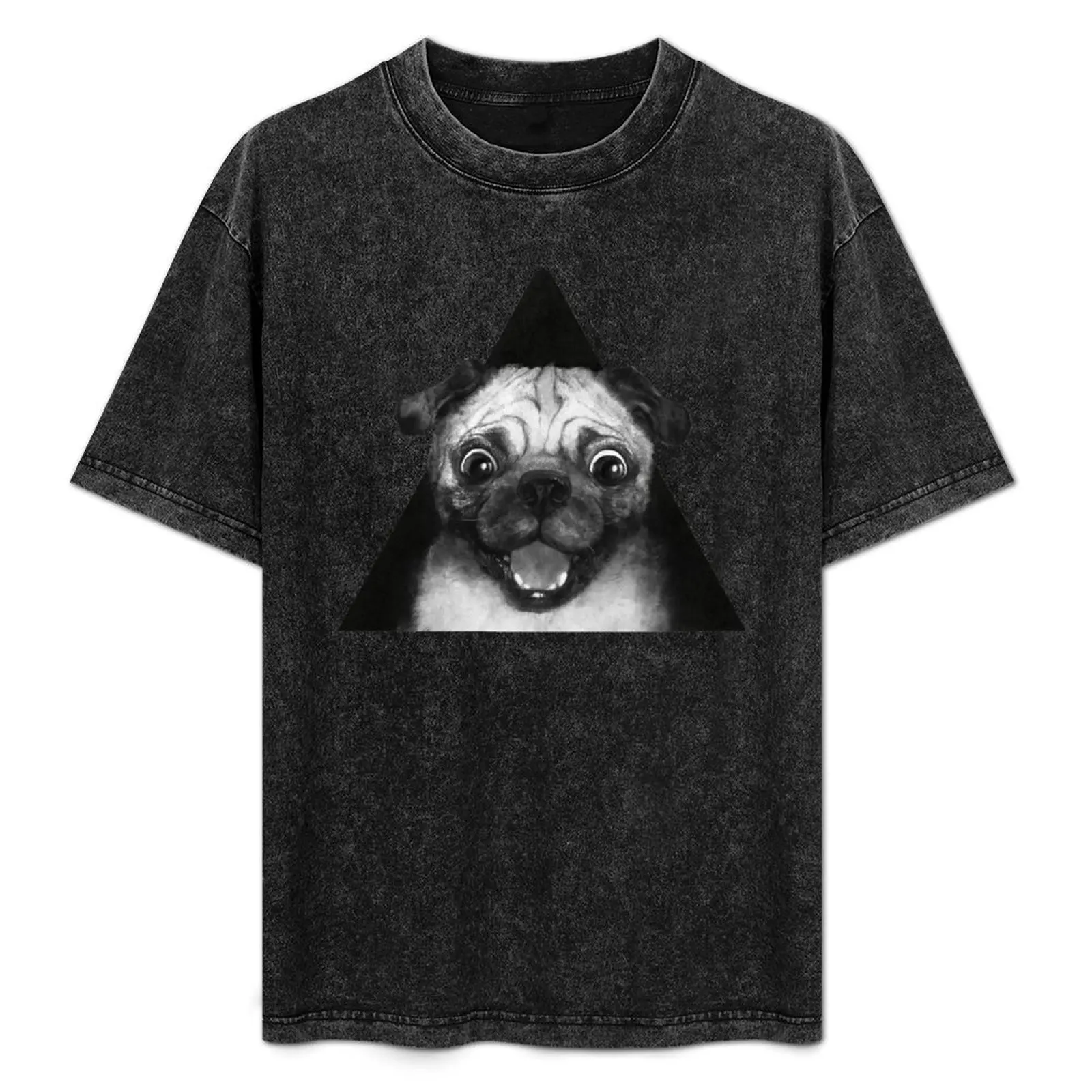 Snuggle Pug T-Shirt quick-drying street wear mens designer clothes