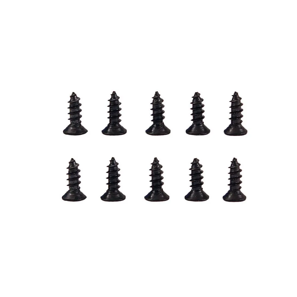 

1000Pcs Black Guitar Screws Humbucker Pickup Screws Durable Iron for Electronic Equipment Buildings Auto Accessories