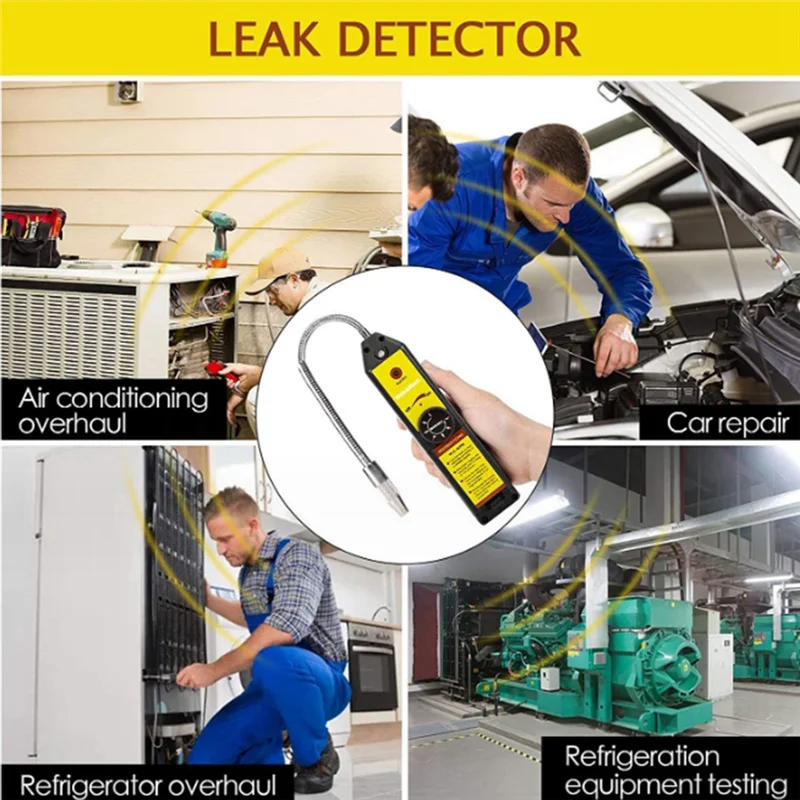 FAAJ-WJL-6000-L Freon Leak Detector Halogen Leak Detector Refrigerant Gas HVAC R22 R410A R1234YF Detector With UV Light Durable