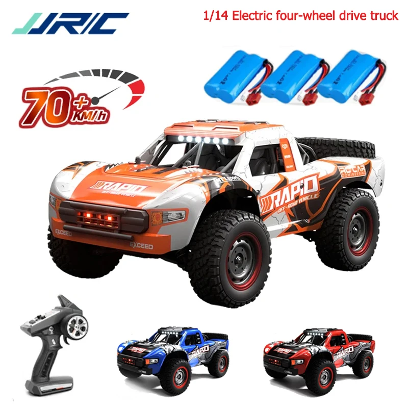 

JJRC Q130 RC High Speed Car 1:14 Off Road Climbing Truck Brushless Motor Remote Control Racing Model Adult Gift Children Toys