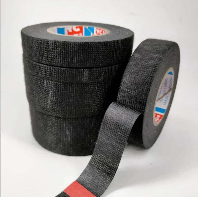 15/25M Heat Resistant Fire Retardant Tape Coroplast Adhesive Tape Material For Car Cable Wiring Loom Protection 9/15/19/25/32mm