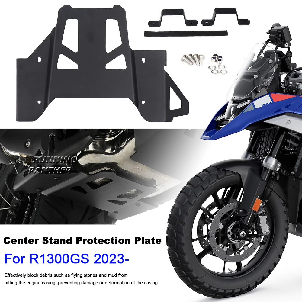 

Motorcycle Center Stand Protection Skid Plate Engine Guard Extension For BMW R1300GS R 1300 GS Adventure GS1300 2023 2024 2025