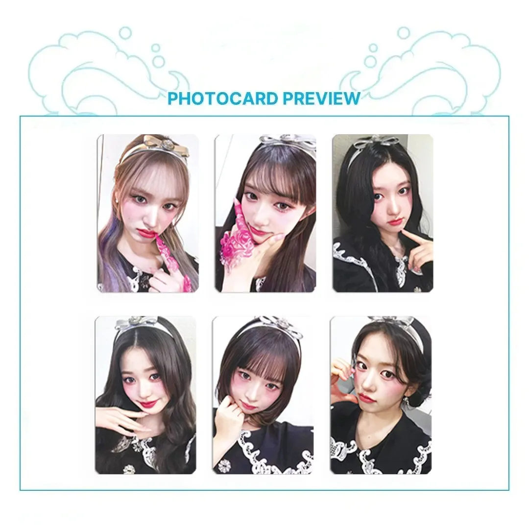 Kpop idoli WonYoung Gaeul Lucky Special Card 18 pz/set Double Sides Printing carta LOMO in stile coreano Leeseo collezione di ventagli per z