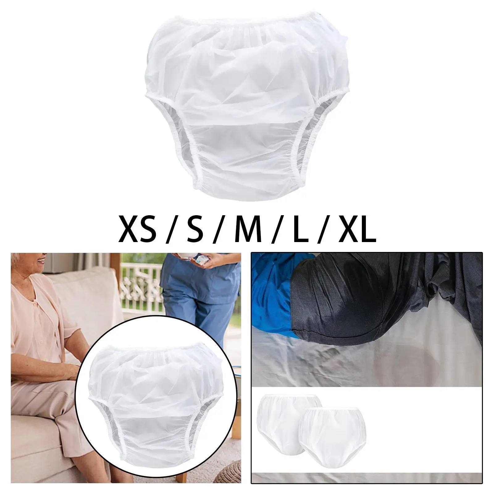 

Washable Adult Diaper with Elastic Features for Elderly And Disabled Users