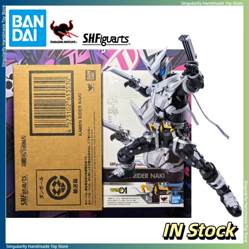 【In Stock】 Bandai Japan Soul Limited SHF Kamen Rider 01 01 Death Thunder Destruction Swift Wolf Mobile Handheld Model Toy