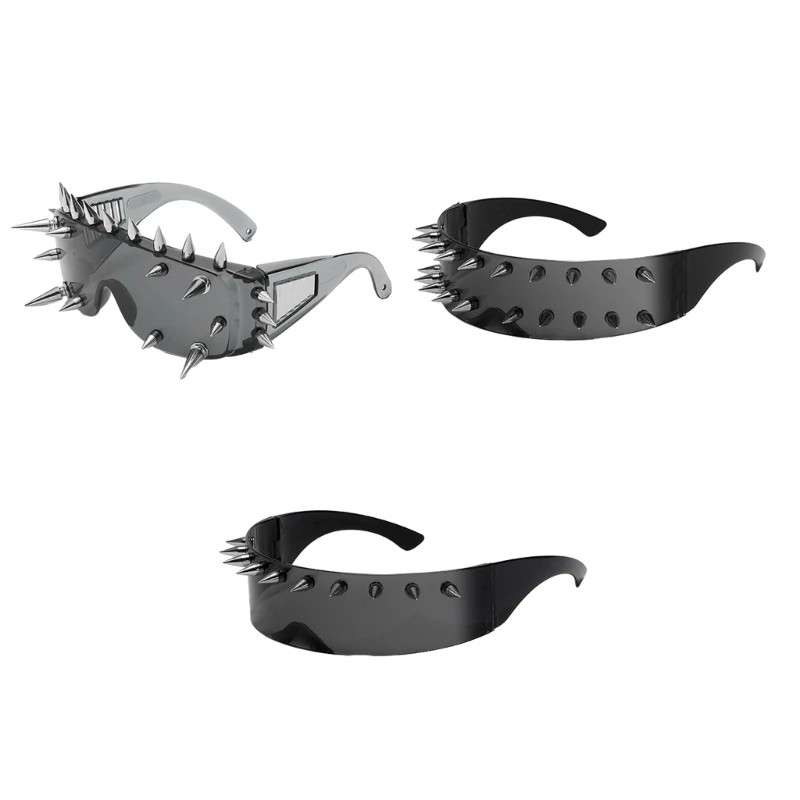 

Cyber Goggles Steampunk Goth Cosplay Sunglasses Fashion Glasses Novelty Party Fancy Dress Eyewear Costume Punk Glasses