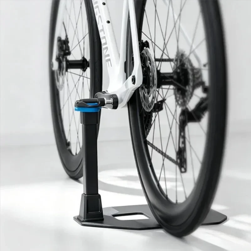 Rrskit Road Bicycle Display Stand Portable Floor Bike Parking Rack Clipless Pedal Holder Mount Suitable for Look KEO Shimano SPD
