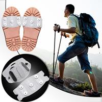 5-Claw Anti-Skid Shoe Covers Universal Wear-resistant Crampons Non-Slip Gripper Snow Spikes for Snow Walking Climbing