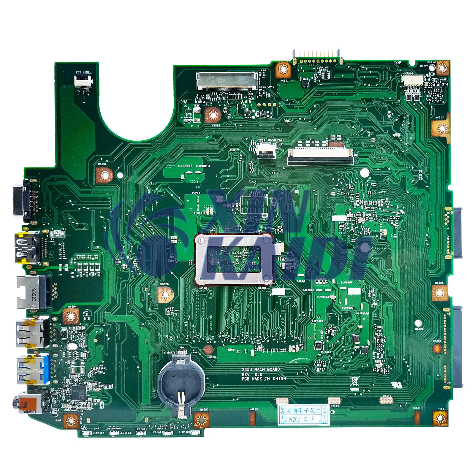 Papan Utama komputer untuk ASUS K45U A45U X45U Motherboard Laptop CPU C60 E2-1800 E350 E450 System board 100% bekerja dengan baik