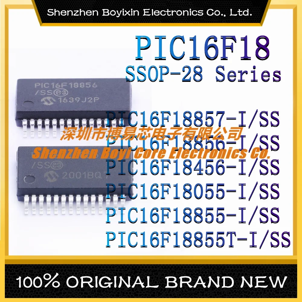 

PIC16F18857-I/SS PIC16F18856-I PIC16F18456-I PIC16F18055-I PIC16F18855-I PIC16F18855T-I New Original Genuine SSOP-28