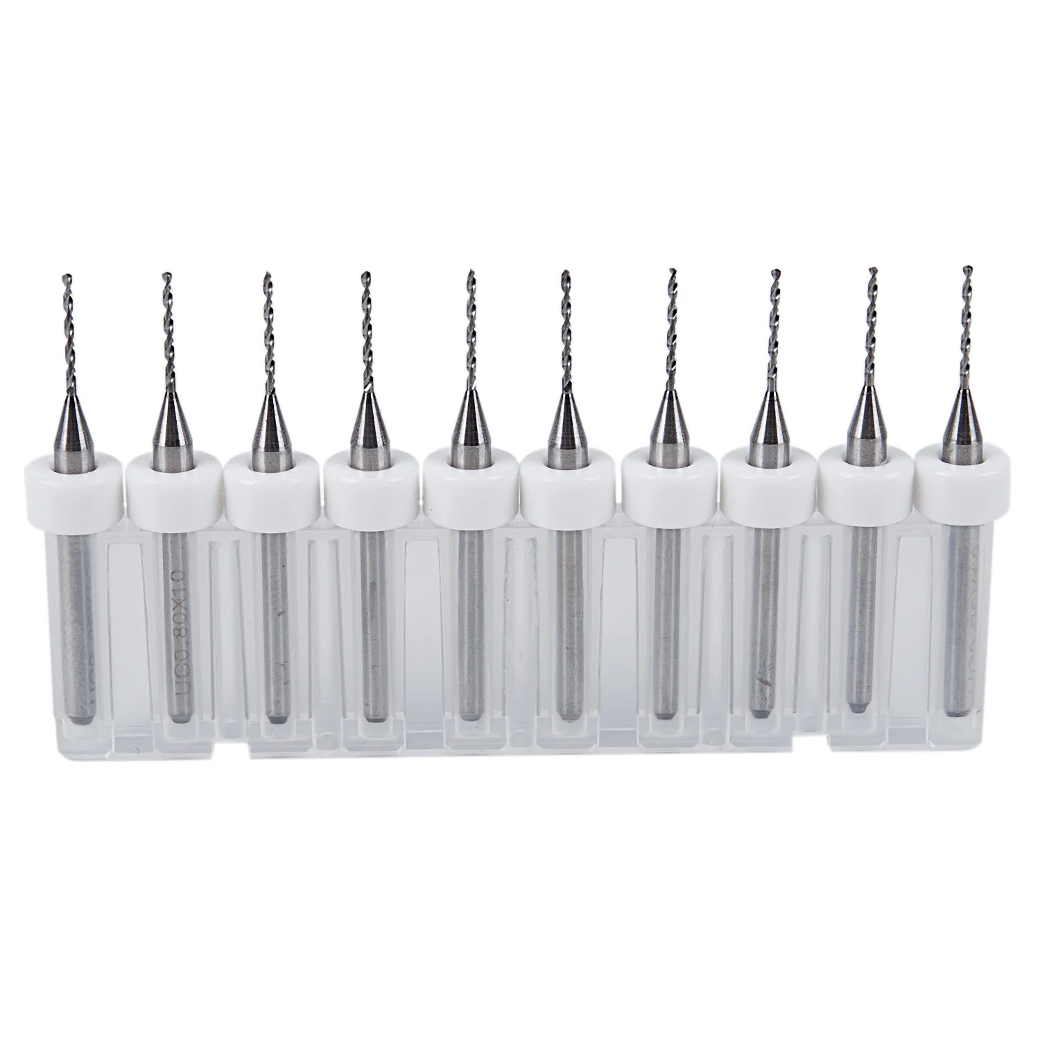 

10pcs/Set 0.8mm High Quality PCB Print Circuit Board Carbide Mini Drill Bits Tool