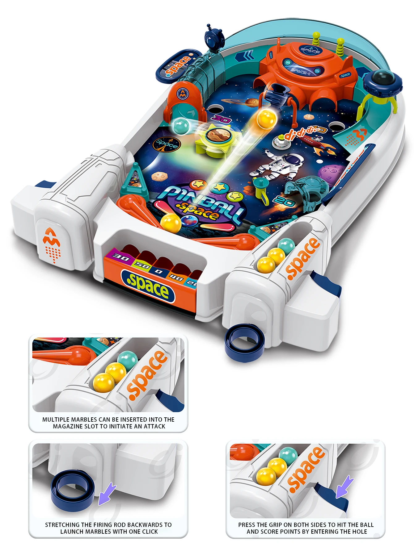 Brinquedos de pinball de mesa, brinquedos de quebra-cabeça, mesa de jogo de mesa de pinball, brinquedos de jogo de família, brinquedos interativos pai-filho