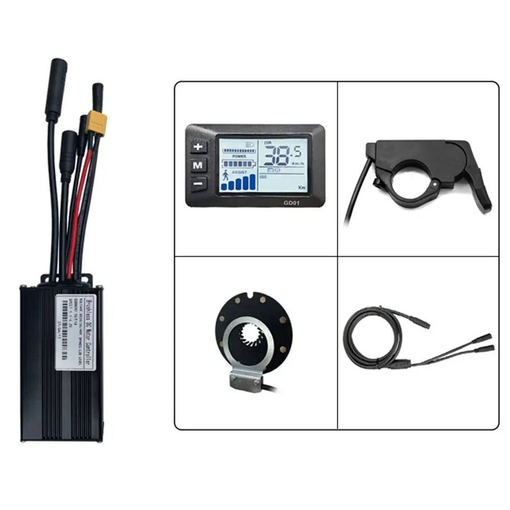 

Complete Set of 36V48V Sine Wave Controller GD01 Instrument and Magnetic Point Assist for Electric Bikes and Mountain Bikes