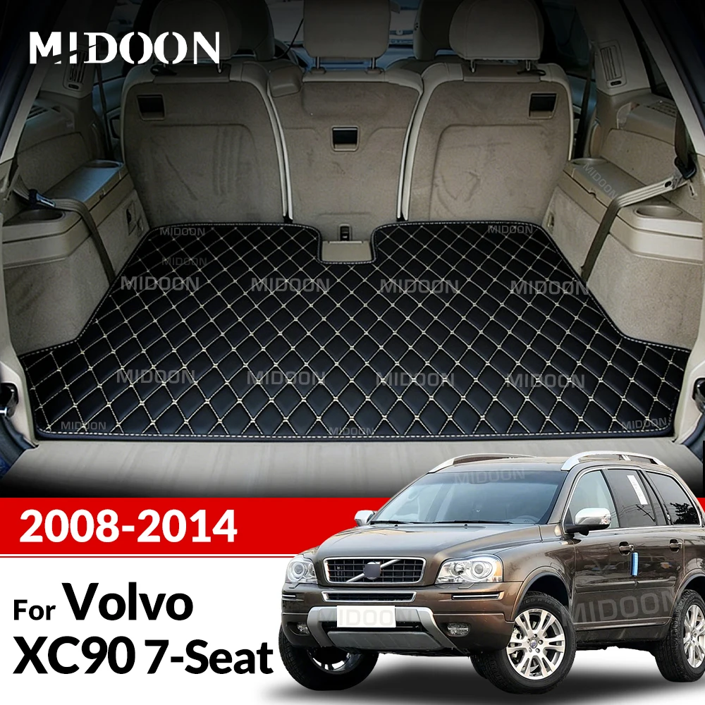 

Коврик в багажник для Volvo XC90 (7 мест) 2008-2014 годов, защитный коврик-вкладыш, аксессуар для интерьера, покрытие для багажного отсека