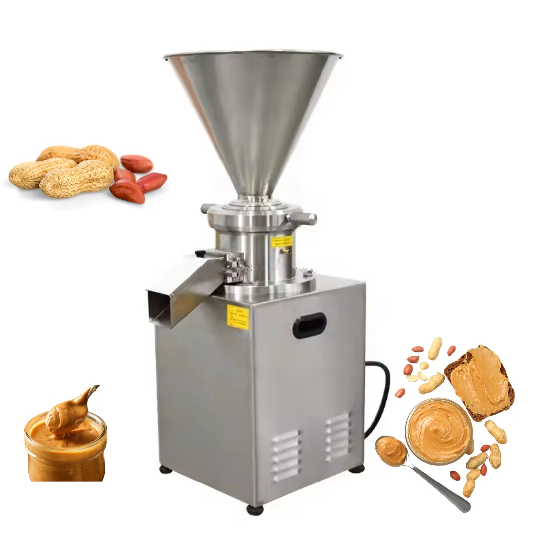 New JMC80 Industrial 100kg/h Chilli Sauce Grinding Making Machine Red Chilli Paste Grinder Colloid Mill For Chili Paste