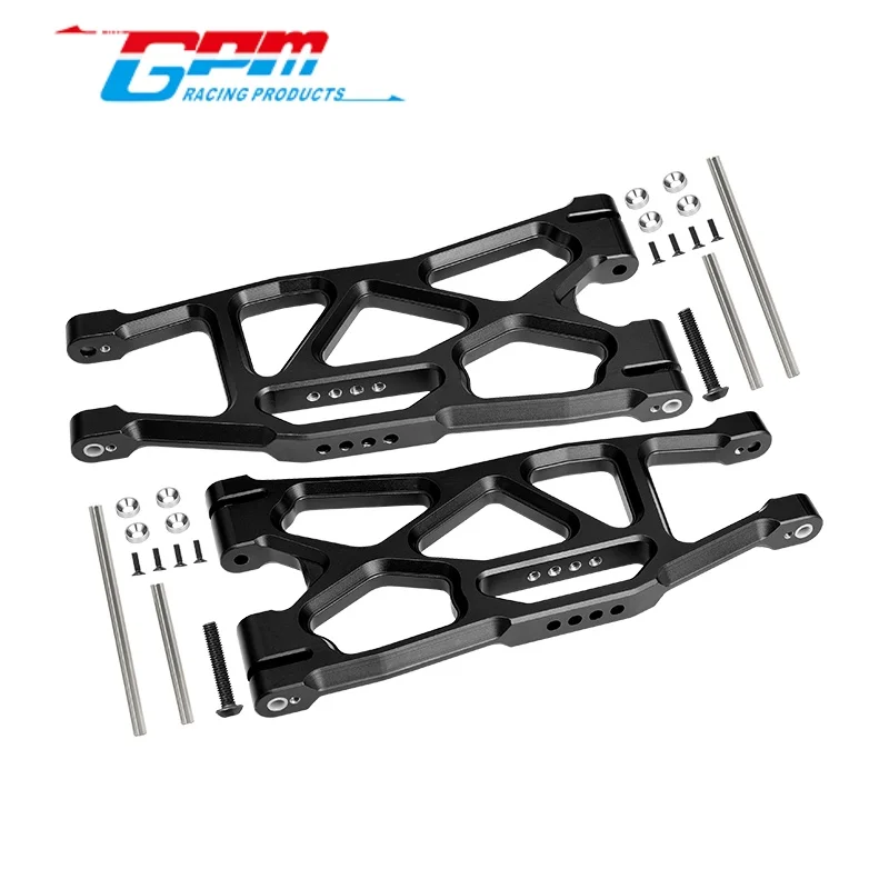GPM TXM055F/R brazos inferiores delanteros/traseros de aluminio-1PR para TRAXXAS 1/5 X-MAXX 6S/8S / 1/6 PRO SCALA 2WD SAND CAR 8S RC actualización
