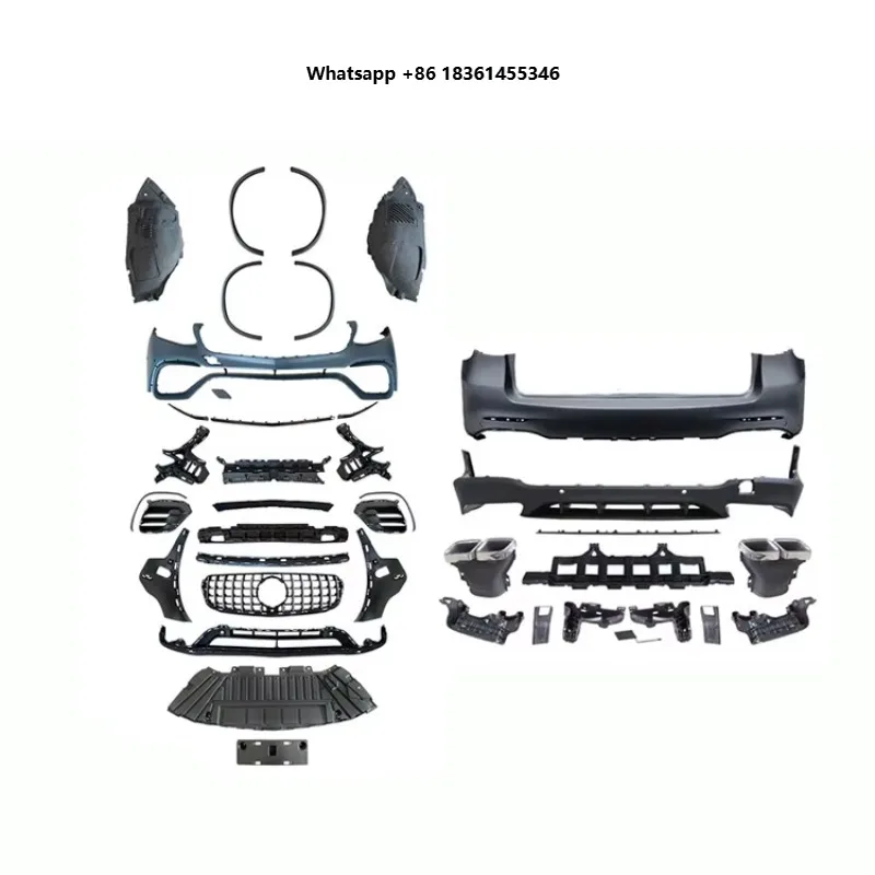 For GLC W253 X253 Change to C63  Body Kit 2016-2019 Factory Sales Car Modified Bumper Grille Upgrade Body Kit
