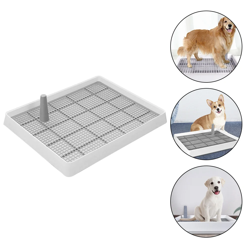 

Pet Puppy Dog Toilet Household Indoor Square Thickened Tray Accessory White Urine