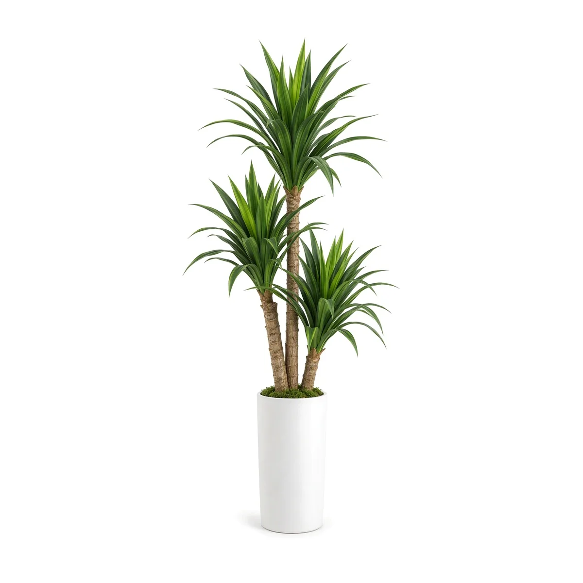 Árbol de Dracena Artificial de 122 cm, Planta de Yucca Falsa con Hojas de Espada Realistas y Maceta, Decoración para Interiores y Exteriores, Hogar y Oficina
