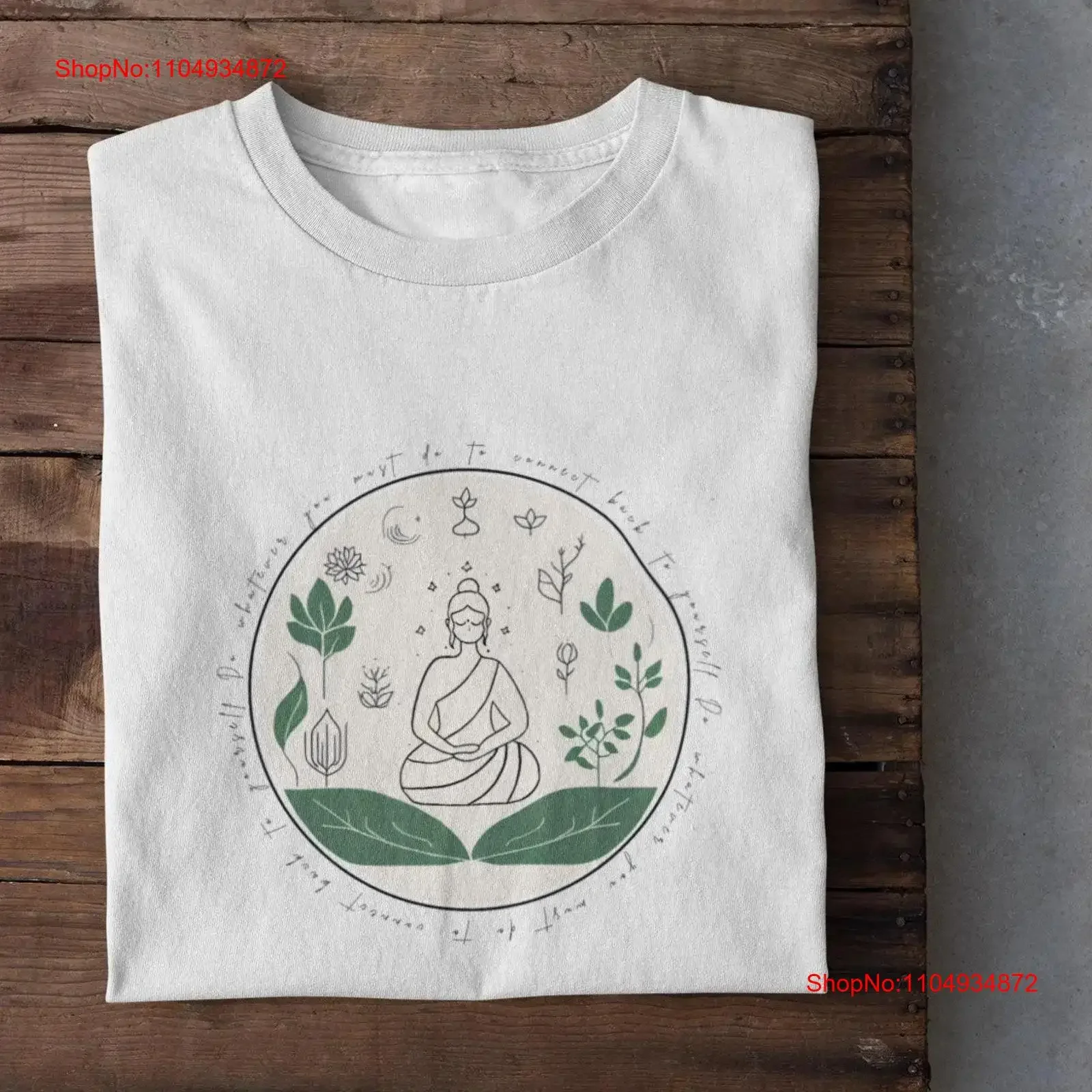 تي شيرت تحفيزي ذاتي الاتصال مريح من القطن عتيق مغسول وجيد التهوية وناعم للجنسين ورسومات مريحة ومتعددة الاستخدامات #1