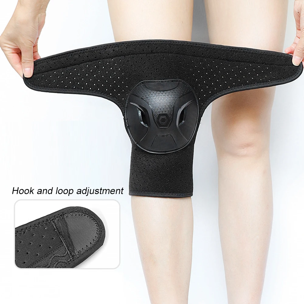 

Professional Knee Pads with Heavy Duty Cap - Adjustable Strong Straps for Construction, Flooring, Roofing & Hard Surface Work