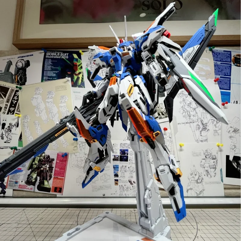 

MG 1/100 Genesis Assembly Model Kit Infinite Dimension Action Figure Robot Plastic Model Customized Hobby Toy for Collectors