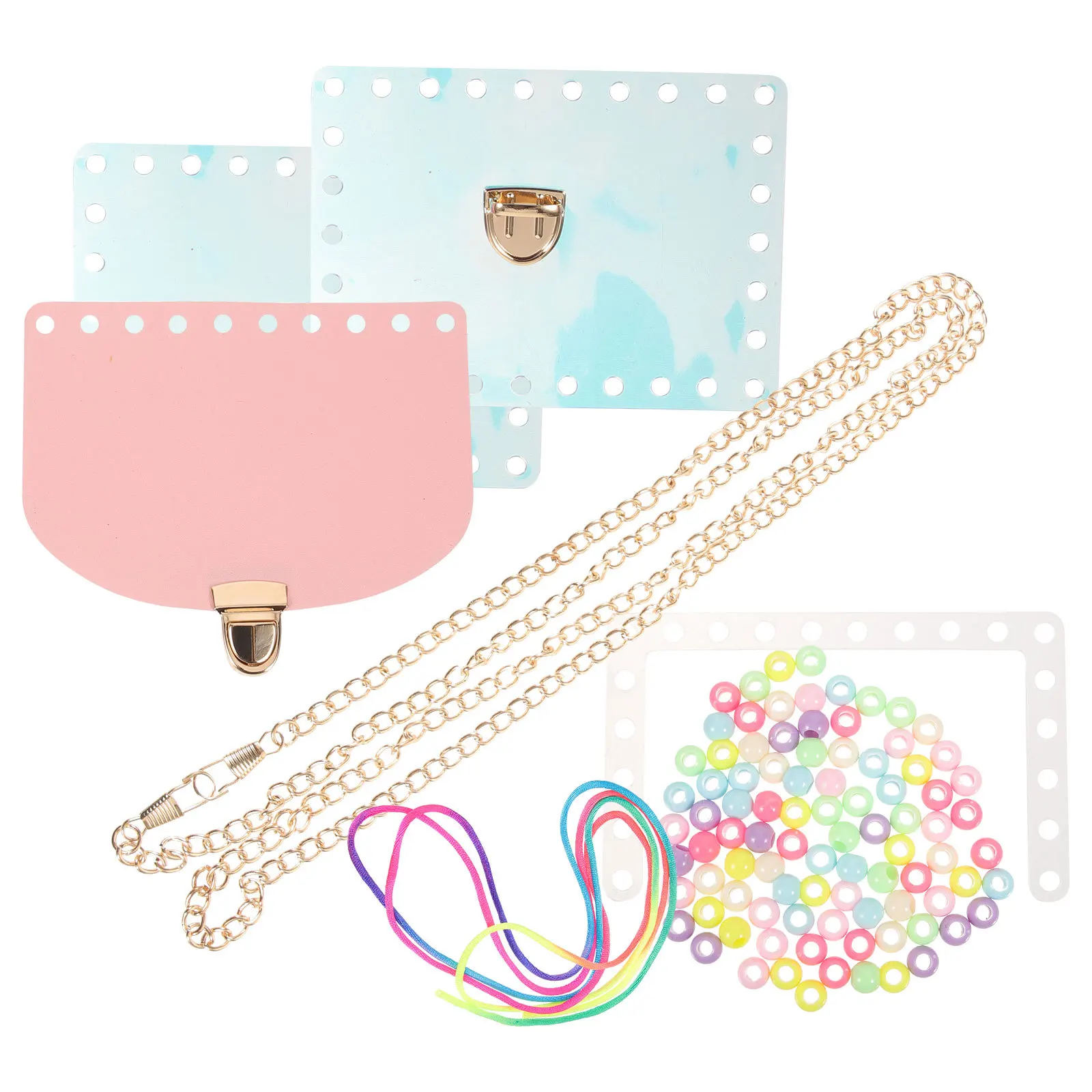 مجموعة واحدة من حقيبة كروس ذاتية الصنع، مجموعة أدوات يدوية، مادة آمنة مريحة، سعة كبيرة، حقيبة حمل، صنع الملحقات، هدية مصنوعة يدويًا #4