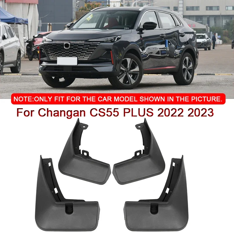 

For Changan CS55 PLUS 2022 2023 Car Styling ABS Car Mud Flaps Splash Guard Mudguards MudFlaps Front Rear Fender Auto Accessories