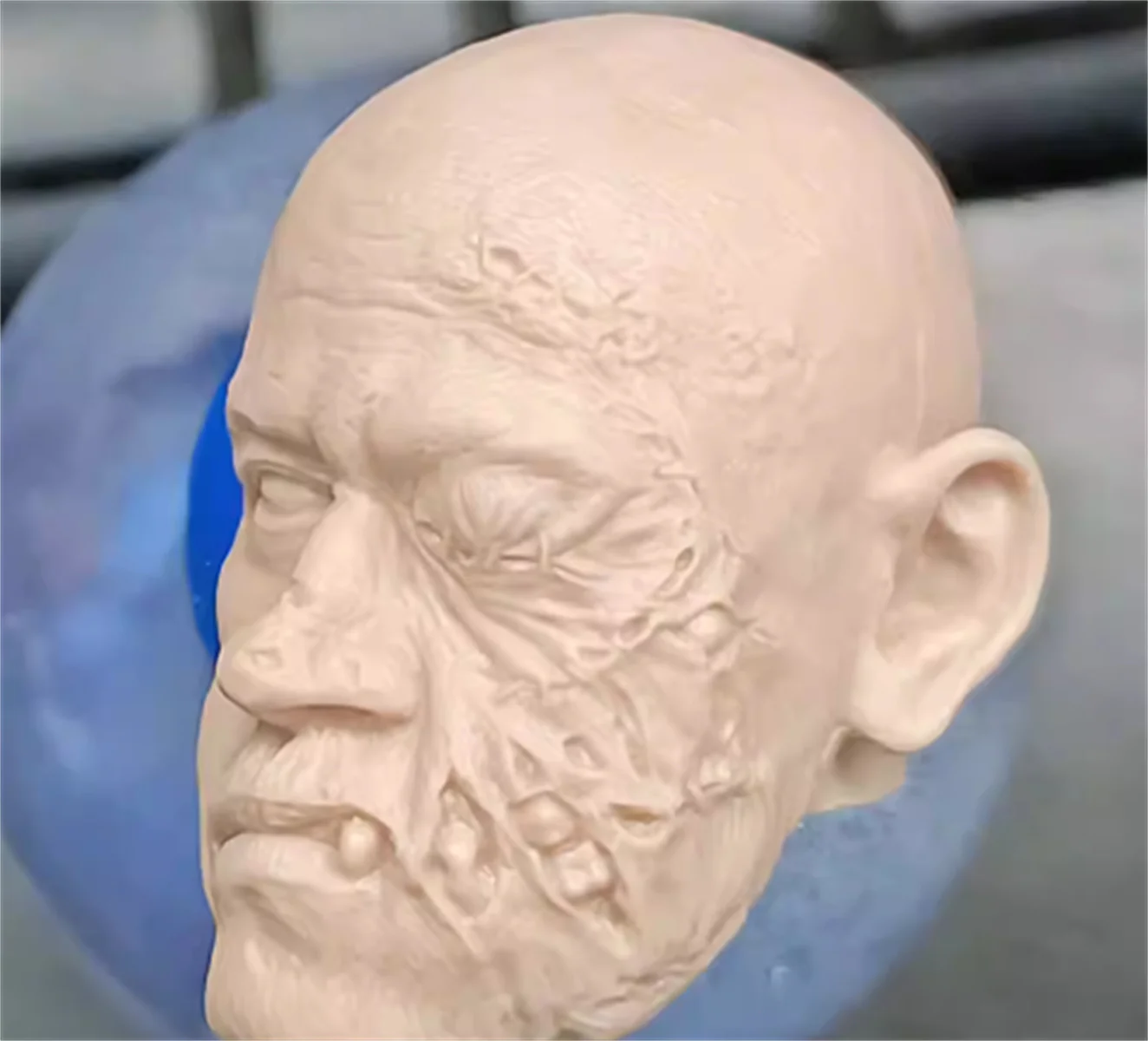 1/6 ريتشارد إنج زومبي رئيس النحت الممثل تخصيص اللعب غير مصبوغ 1/6 اللعب نموذج صالح 12 "عمل الشكل جمع #5