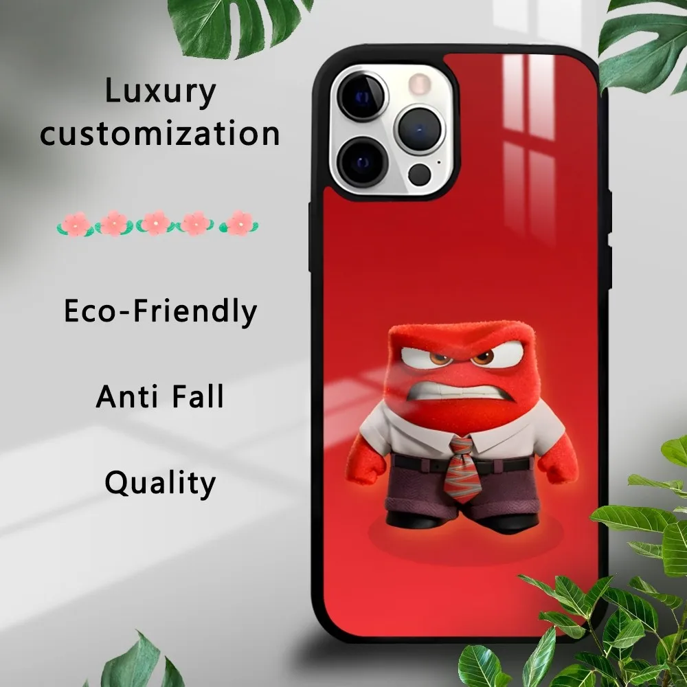 

Lovely L-Lnside O-Out Phone Case For iPhone 16 15 14 13 12 11 Pro Xs Max Mini Plus Celulares Hard Funda